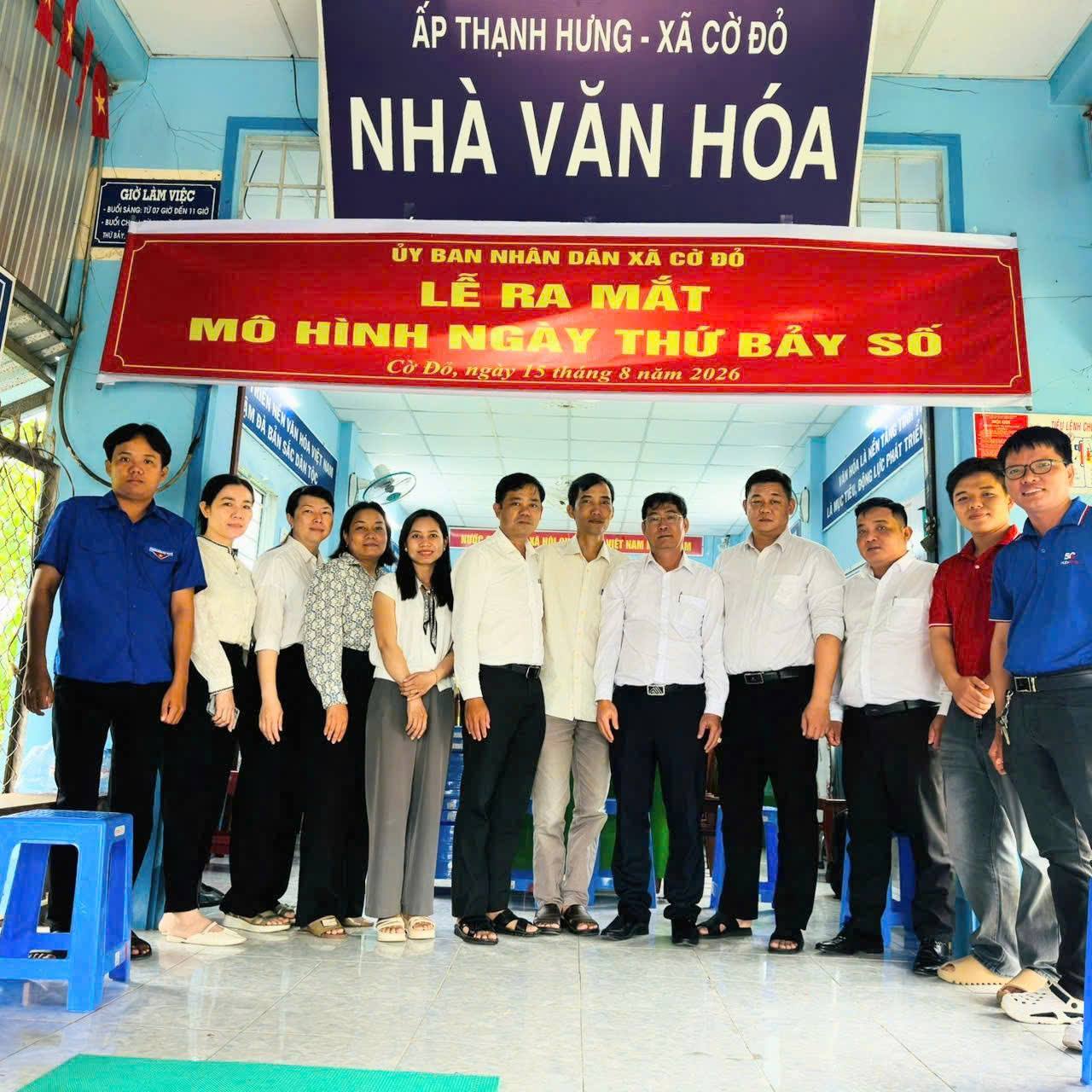 Cờ Đỏ - Ra mắt mô hình “Ngày thứ bảy số” tại ấp Thới Hòa A