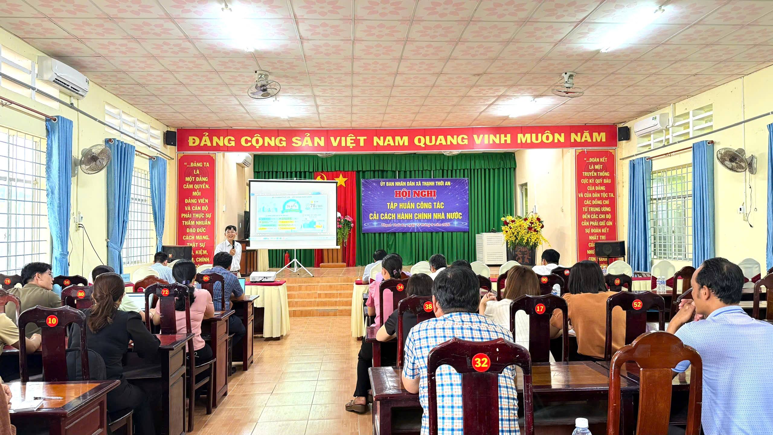 XÃ THẠNH THỚI AN TỔ CHỨC HỘI NGHỊ TẬP HUẤN CẢI CÁCH HÀNH CHÍNH NHÀ NƯỚC NĂM 2026