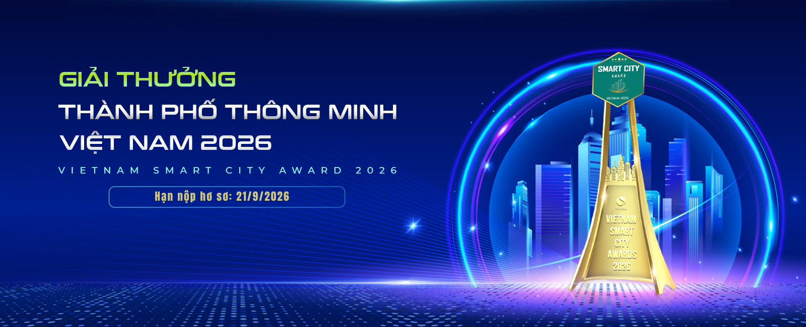 Đăng ký tham gia “Giải thưởng Thành phố thông minh Việt Nam 2026
