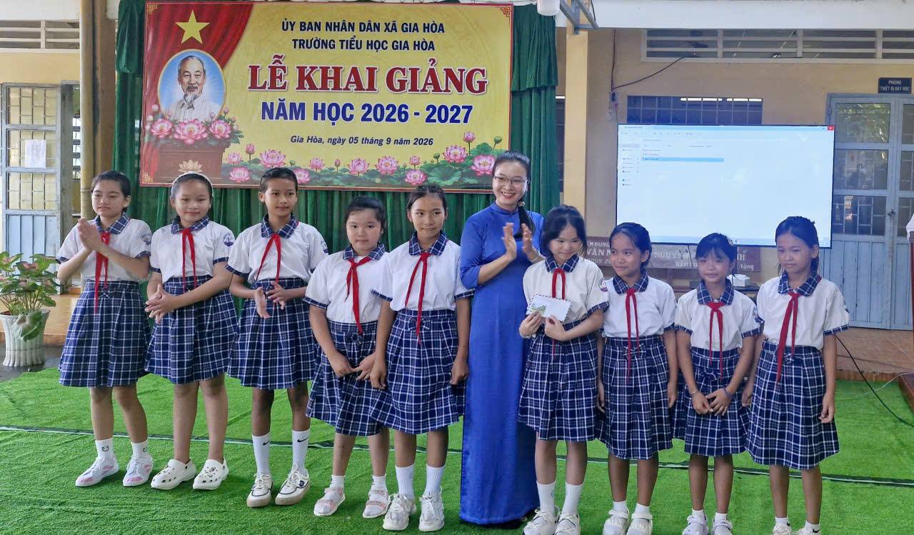 Trường Tiểu học Gia Hòa khai giảng năm học 2026 – 2027