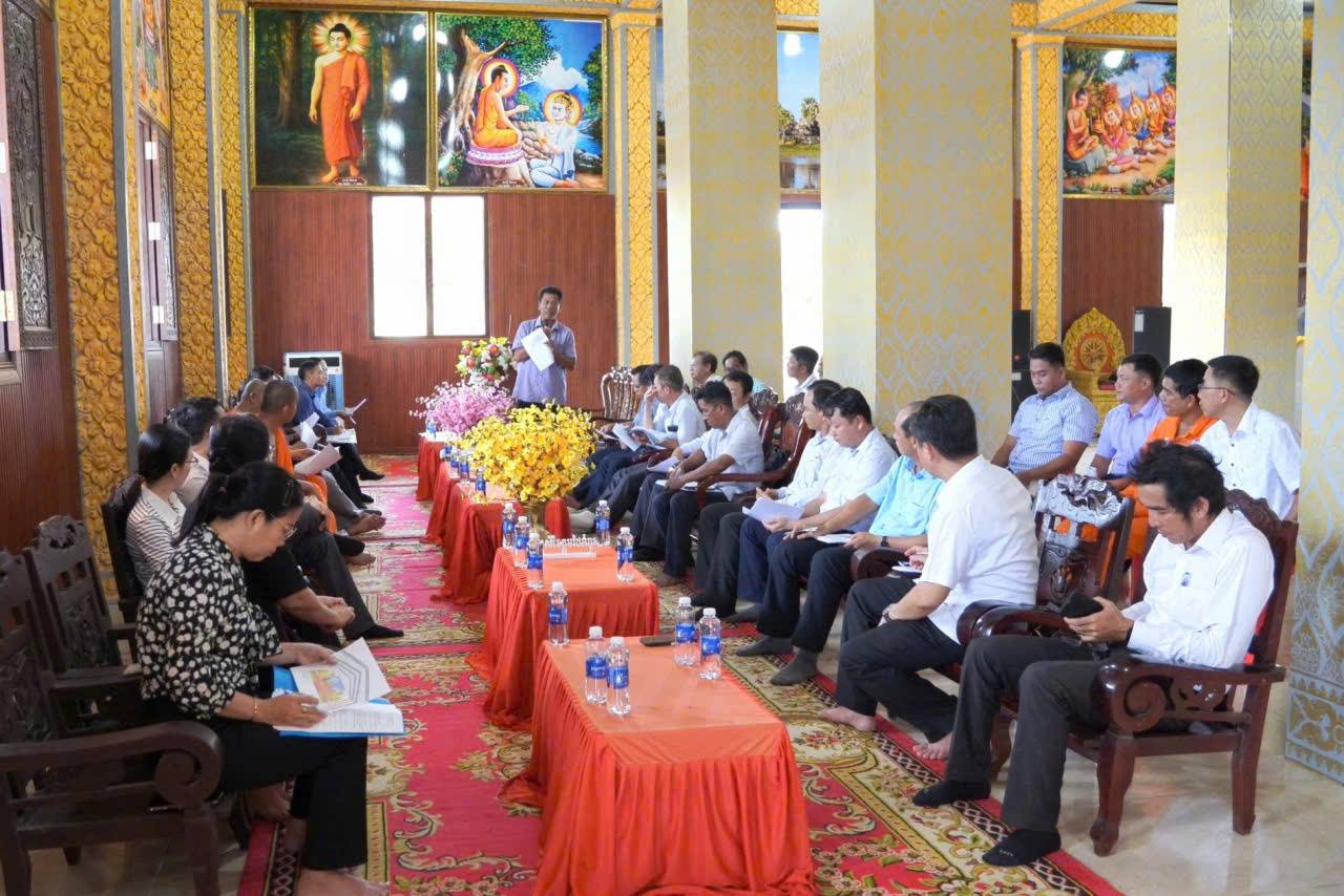 Lãnh đạo thành phố, xã đến kiểm tra vị trí tổ chức truyền hình trực tiếp lễ Sene ĐôLta 