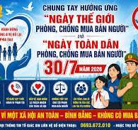 UBND xã Thạnh Thới An tăng cường tuyên truyền hưởng triển khai hoạt động hưởng ứng “Ngày Thế giới phòng, chống mua bán người” và “Ngày toàn dân phòng, chống mua bán người 30/7” năm 2026 trên địa bàn xã