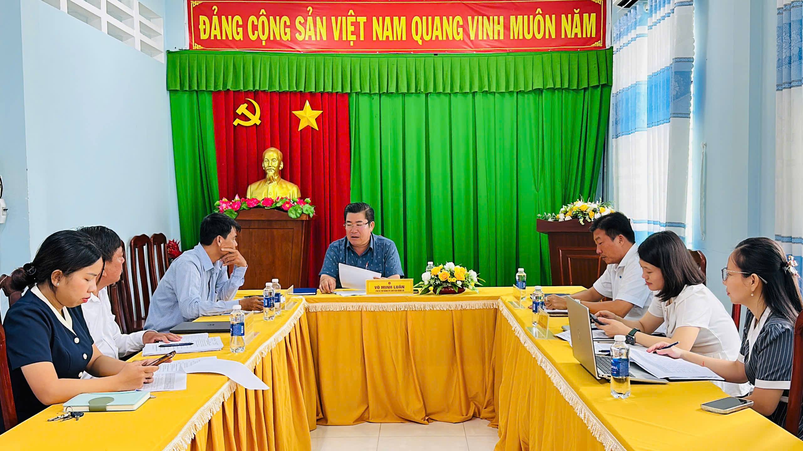 MỸ HƯƠNG RÀ SOÁT TIẾN ĐỘ THỰC HIỆN, GIẢI NGÂN VỐN ĐẦU TƯ CÔNG