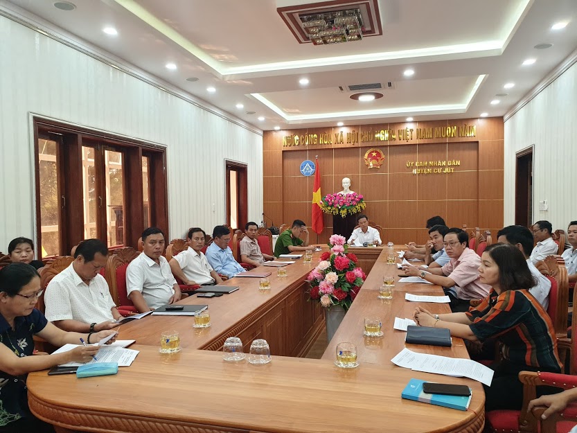 Huyện Cư Jút tham dự Hội nghị trực tuyến toàn quốc về công tác phòng, chống thiên tai và tìm kiếm cứu nạn năm 2020