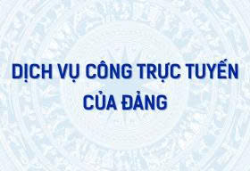 Dịch vụ công trực tuyến của Đảng