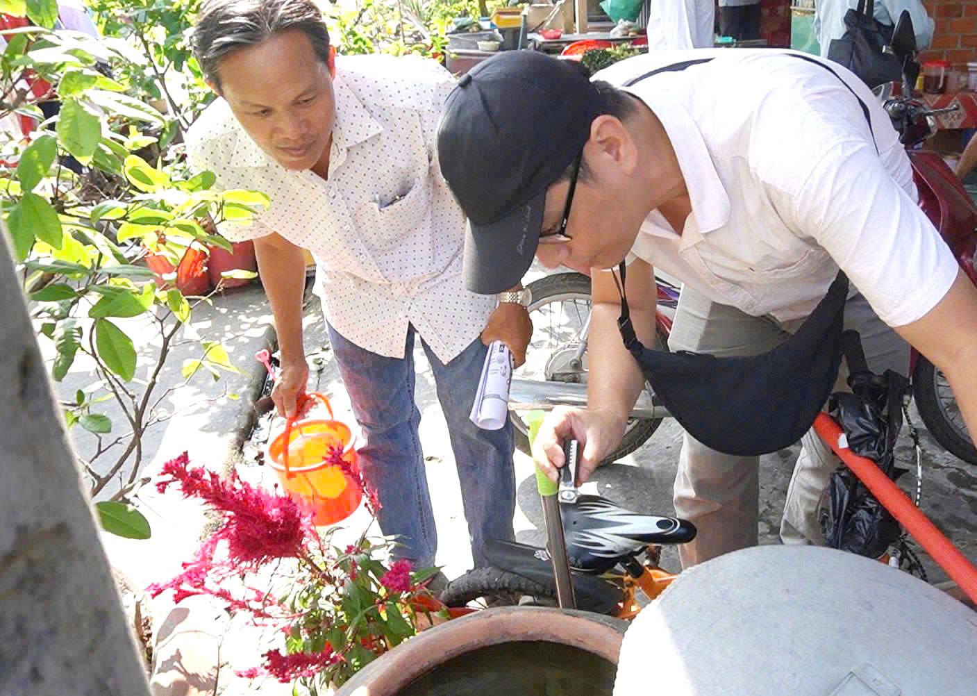 Mỹ Thạnh triển khai chiến dịch diệt loăng quăng, phòng, chống sốt xuất huyết theo mô hình E-Dengue