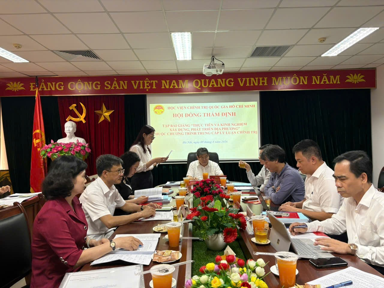 Học viện Chính trị quốc gia Hồ Chí Minh tổ chức Hội đồng thẩm định tập bài giảng "Thực tiễn và kinh nghiệm xây dựng, phát triển địa phương" của Trường Chính trị tỉnh Tây Ninh