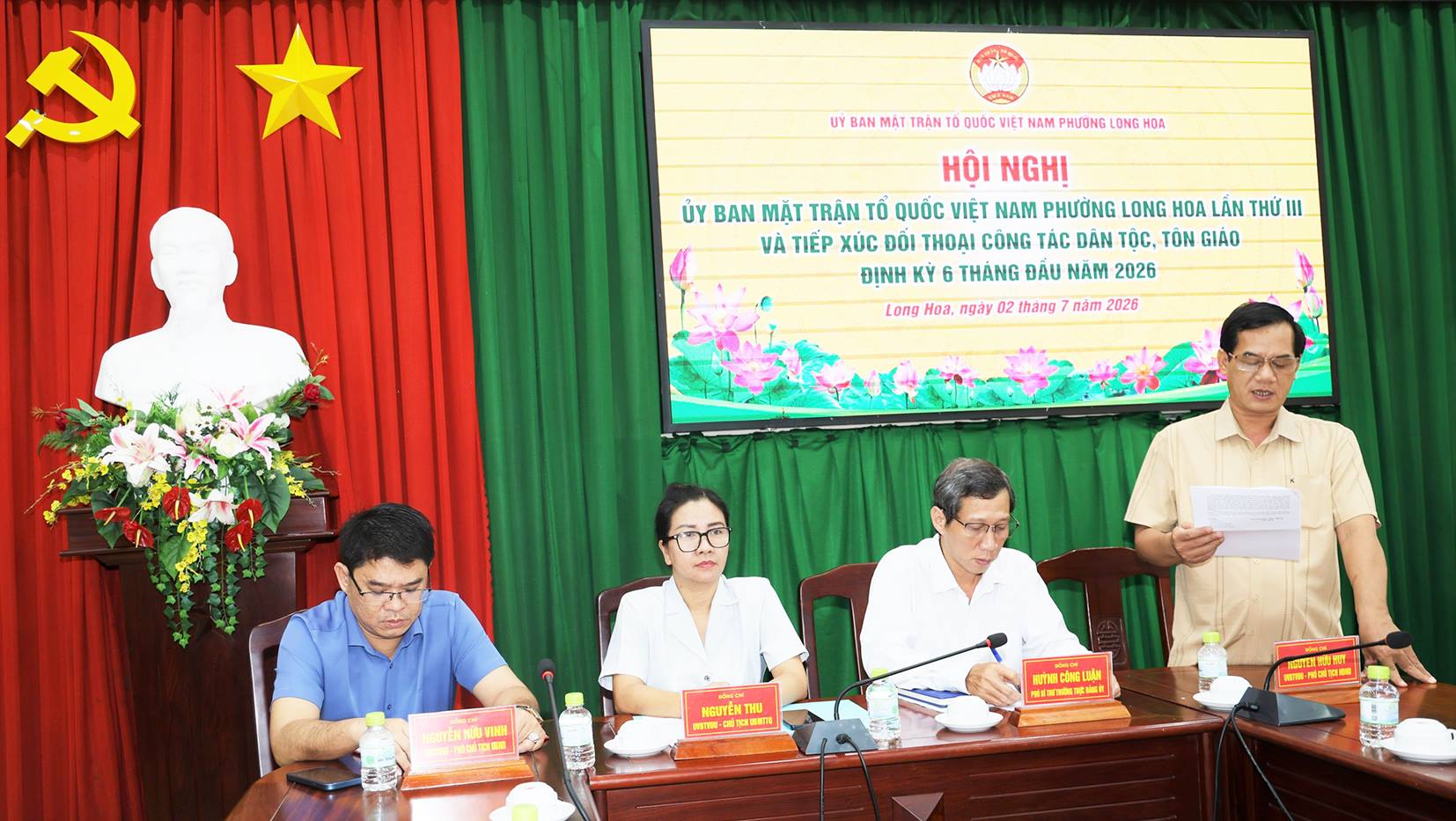 Phó Chủ tịch HĐND phường Nguyễn Hữu Huy