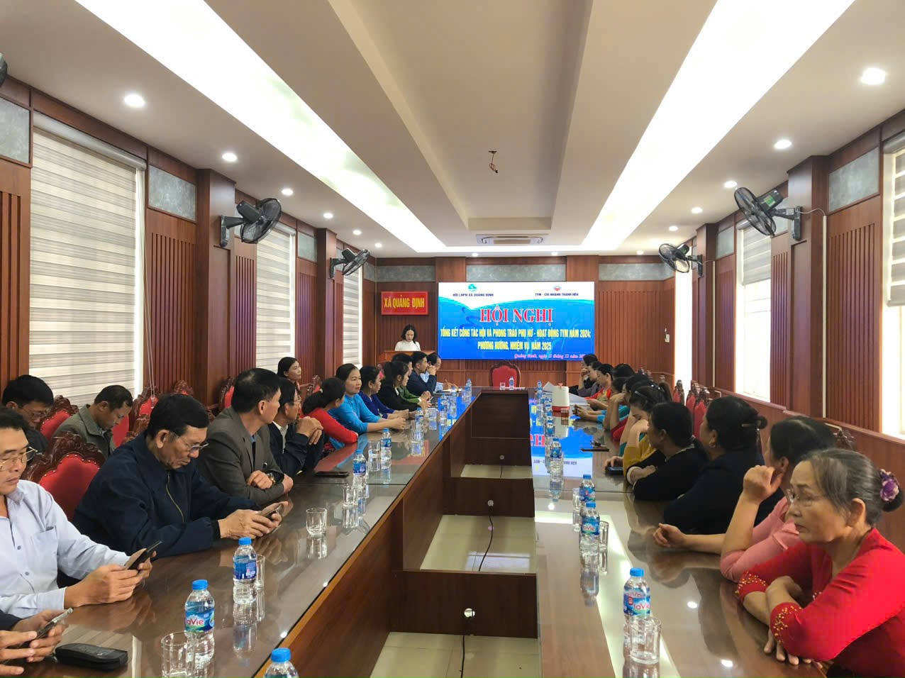 Hội LHPN xã Quảng Định: Tổng kết công tác Hội, phong trào phụ nữ và Hoạt động TYM năm 2024