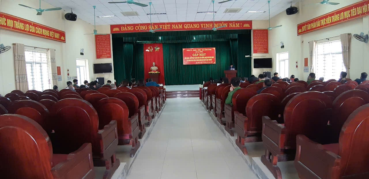 xã Ba Đình tổ chức gặp mặt thanh niên nhập ngũ năm 2025 và thanh niên xuất ngũ trở về địa phương
