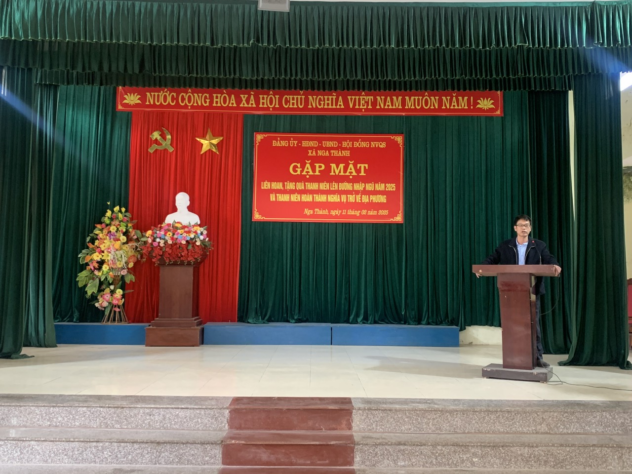Liên hoan tiễn chân tân binh lên đường nhập ngũ năm 2025