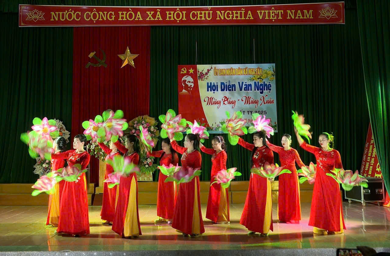 UỶ BAN NHÂN DÂN XÃ NGA TÂN TỔ CHỨC CÁC HOẠT ĐỘNG MỪNG ĐẢNG MỪNG XUÂN ẤT TỴ 2025