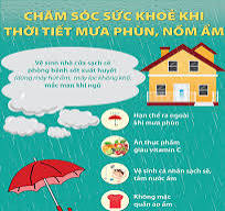 Bài tuyên truyền phòng bệnh trong thời tiết nồm ẩm