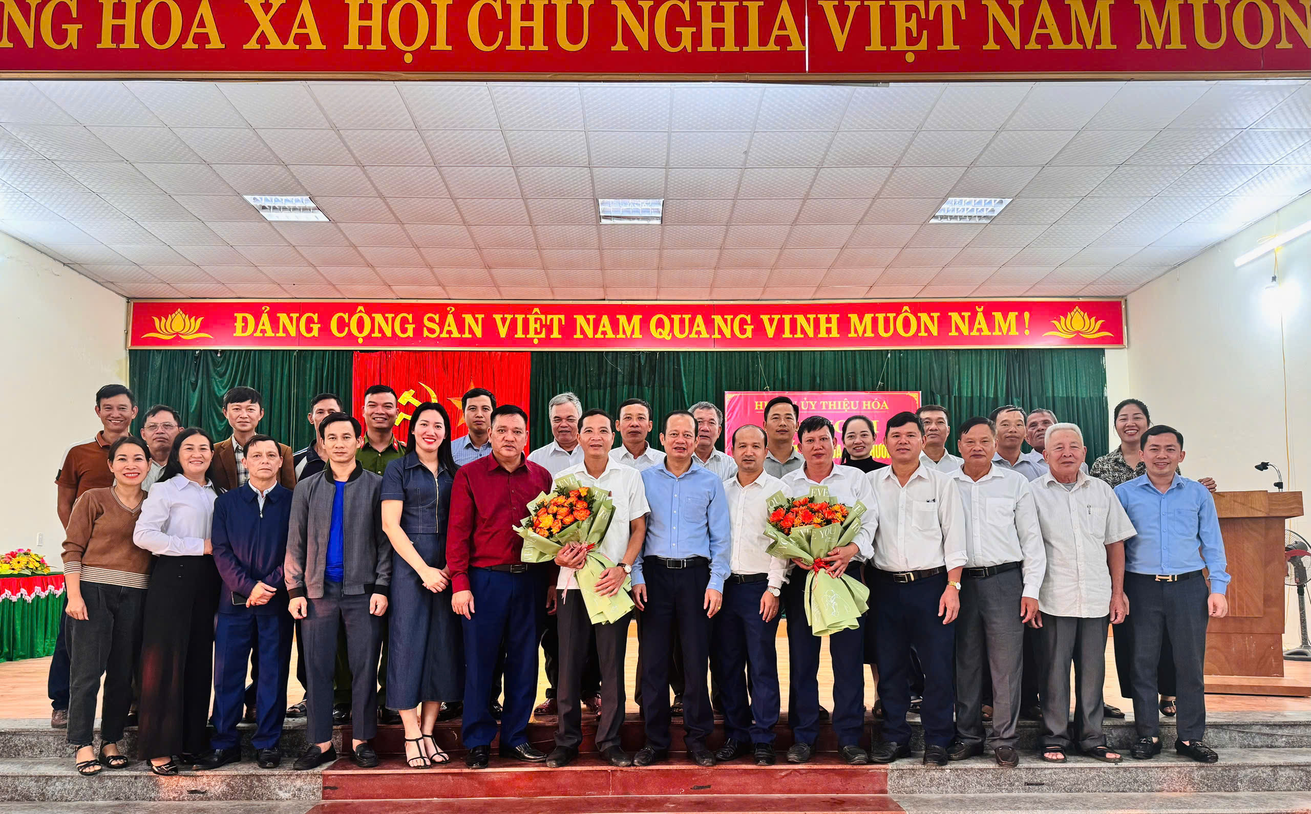Hội nghị Công bố Quyết định của Ban Thường vụ Huyện Thiệu Hoá về công tác cán bộ