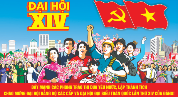 Tuyên truyền đại hội đảng các cấp, Đại hội đại biểu Đảng bộ phường  lần thứ XVII, Đại hội đại biểu Đảng bộ thành phố lần thứ XXII, Đại hội đại  biểu Đảng bộ tỉnh lần thứ XX, nhiệm kỳ 2025 – 2030,   Đại hội Đảng toàn quốc lần thứ XIV.