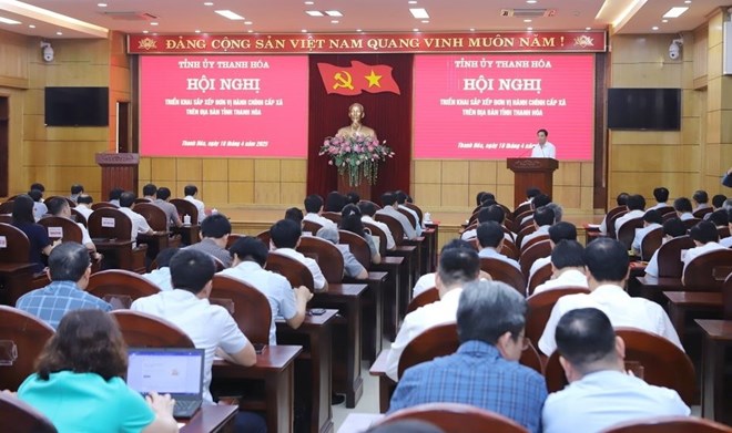 TÓM TẮT ĐỀ ÁN  Sắp xếp đơn vị hành chính cấp xã của tỉnh Thanh Hóa năm 2025 
