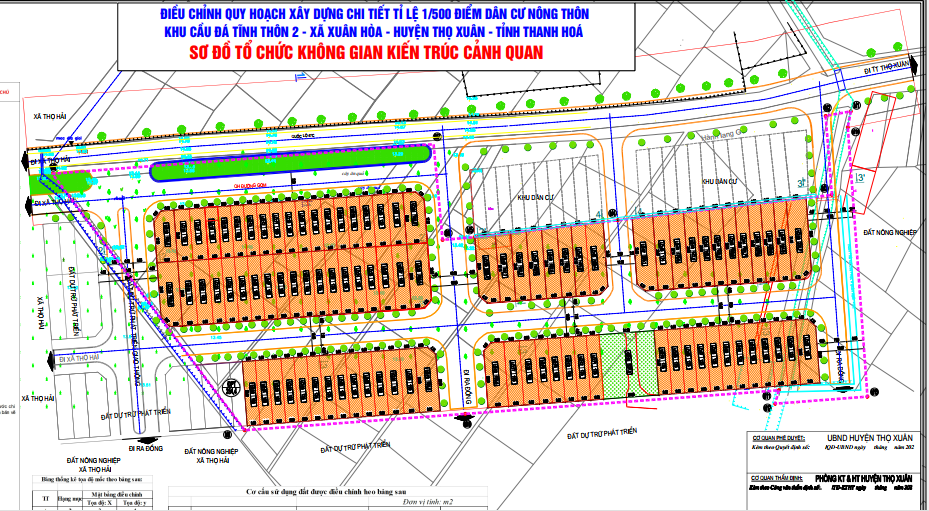 Thông báo đấu giá quyền sử dụng đất gồm 31 lô tại xã Xuân Hòa, huyện Thọ Xuân