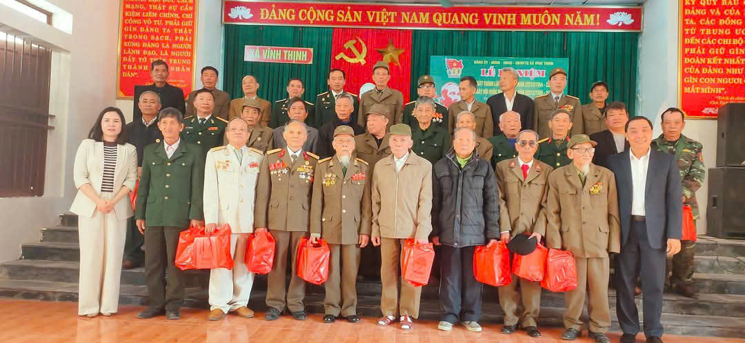 XÃ VĨNH THỊNH TỔ CHỨC LỄ KỶ NIỆM 80 NĂM NGÀY THÀNH LẬP QUÂN ĐỘI NHÂN DÂN VIỆT NAM