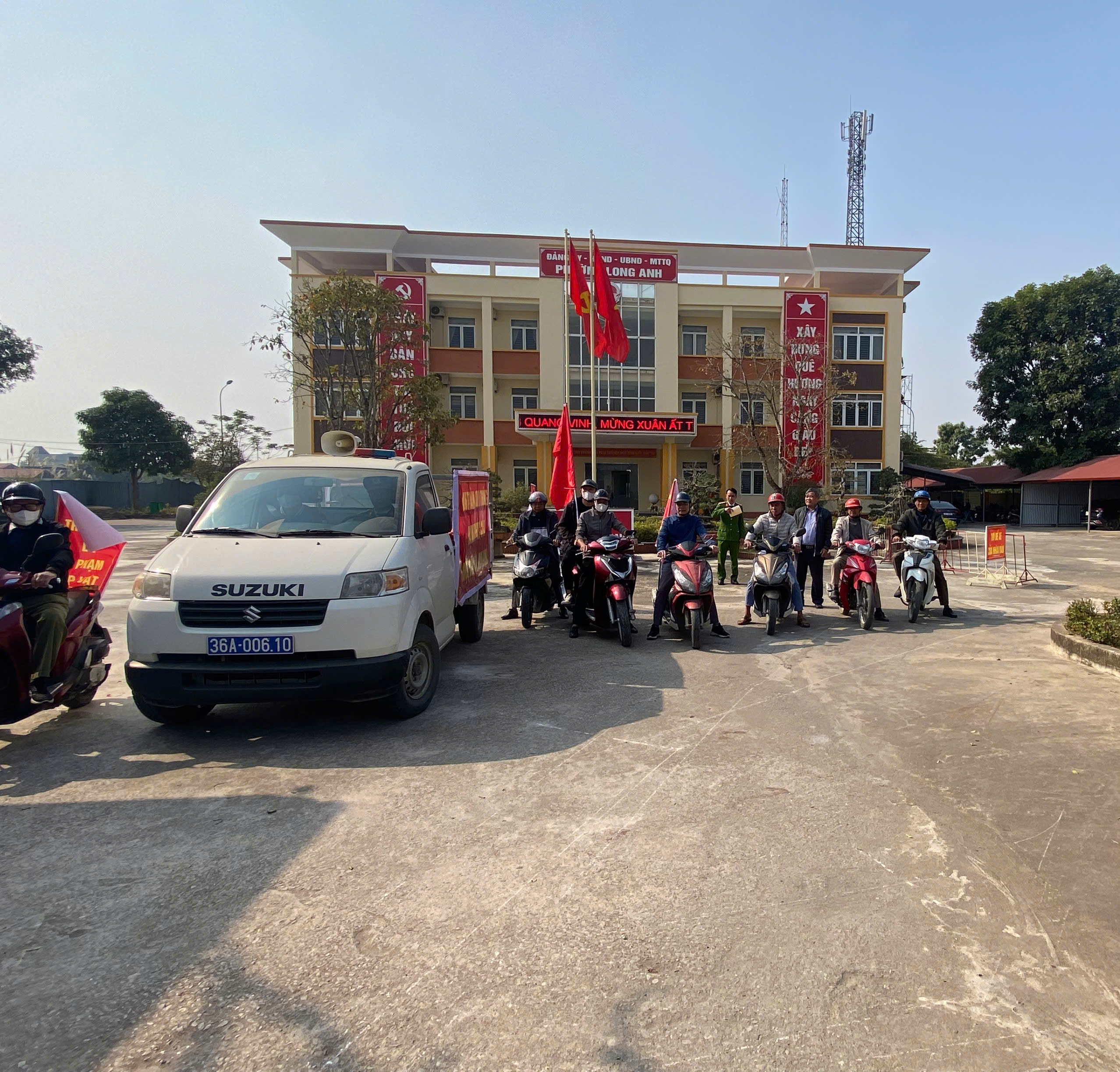 Phường Long Anh, thành phố Thanh Hóa ra quân tuyên truyền phòng chống vi phạm pháp luật về pháo, phòng chống cháy nổ, bảo đảm ANTT, ATGT dịp Tết Nguyên đán Ất Tỵ
