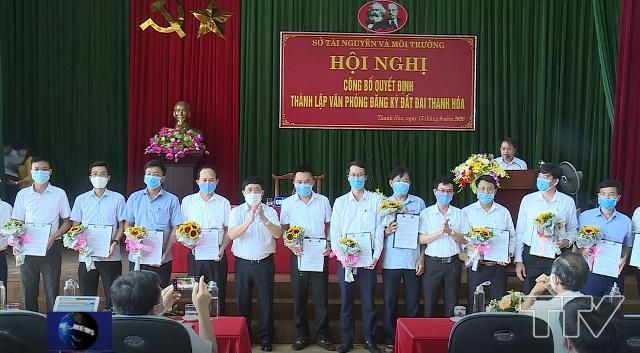 Công bố quyết định thành lập Văn phòng đăng ký đất đai Thanh Hoá
