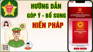 Hướng dẫn thực hiện đóng góp ý kiến vào dự thảo Nghị quyết sửa đổi bổ sung 1 số điều của Hiến pháp năm 2013 qua ứng dụng VIEID