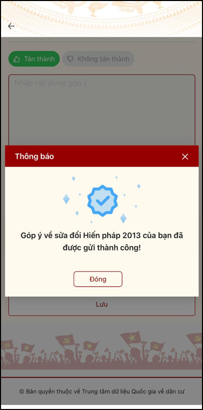 Sửa đổi Hiến pháp 2013: 2 cách góp ý trên VNeID và web VNeID- Ảnh 6.