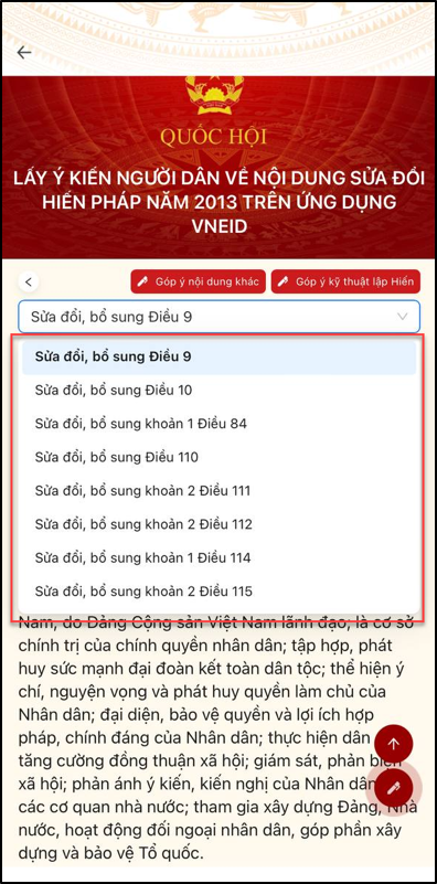 Sửa đổi Hiến pháp 2013: 2 cách góp ý trên VNeID và web VNeID- Ảnh 4.