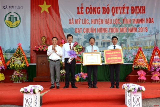 Xã Mỹ Lộc phấn đấu xây dựng thành công Xã nông thôn mới nâng cao trong năm 2022