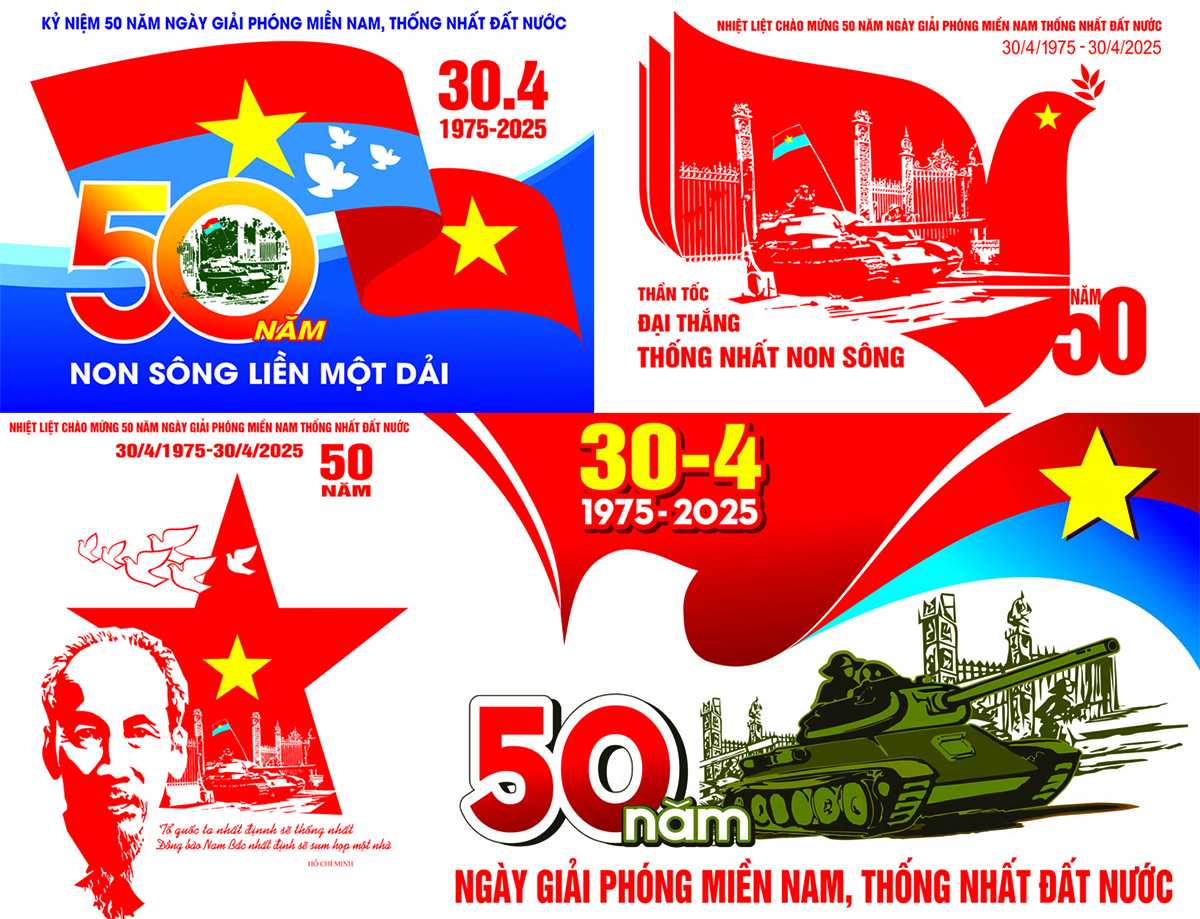BÀI TUYÊN TRUYỀN KỶ NIỆM 50 NĂM NGÀY GIẢI PHÓNG MIỀN NAM THỐNG NHẤT ĐẤT NƯỚC (30/4/1975 - 30/4/2025)