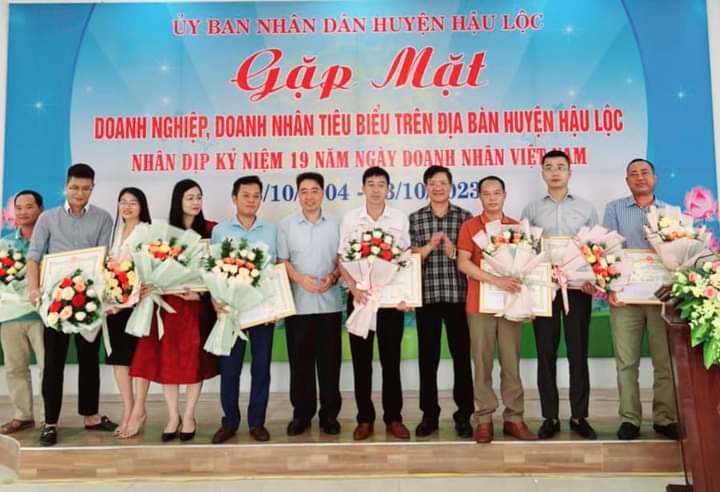 Huyện Hậu Lộc tổ chức gặp mặt các doanh nghiệp, doanh nhân tiêu biểu