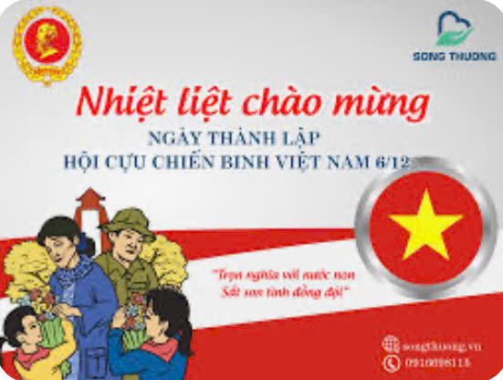 BÀI TUYÊN TRUYỀN CỦA BCH HỘI CCB XÃ THỌ SƠN   Nhân Kỷ niệm 35 năm Ngày truyền thống Hội Cựu chiến binh Việt Nam (6/12/1989 - 6/12/2024)