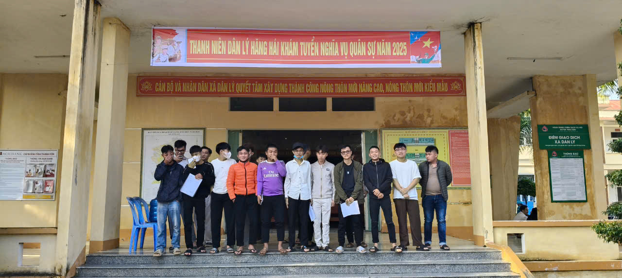 Dân Lý Sơ tuyển sức khỏe Nghĩa vụ quân sự năm 2025