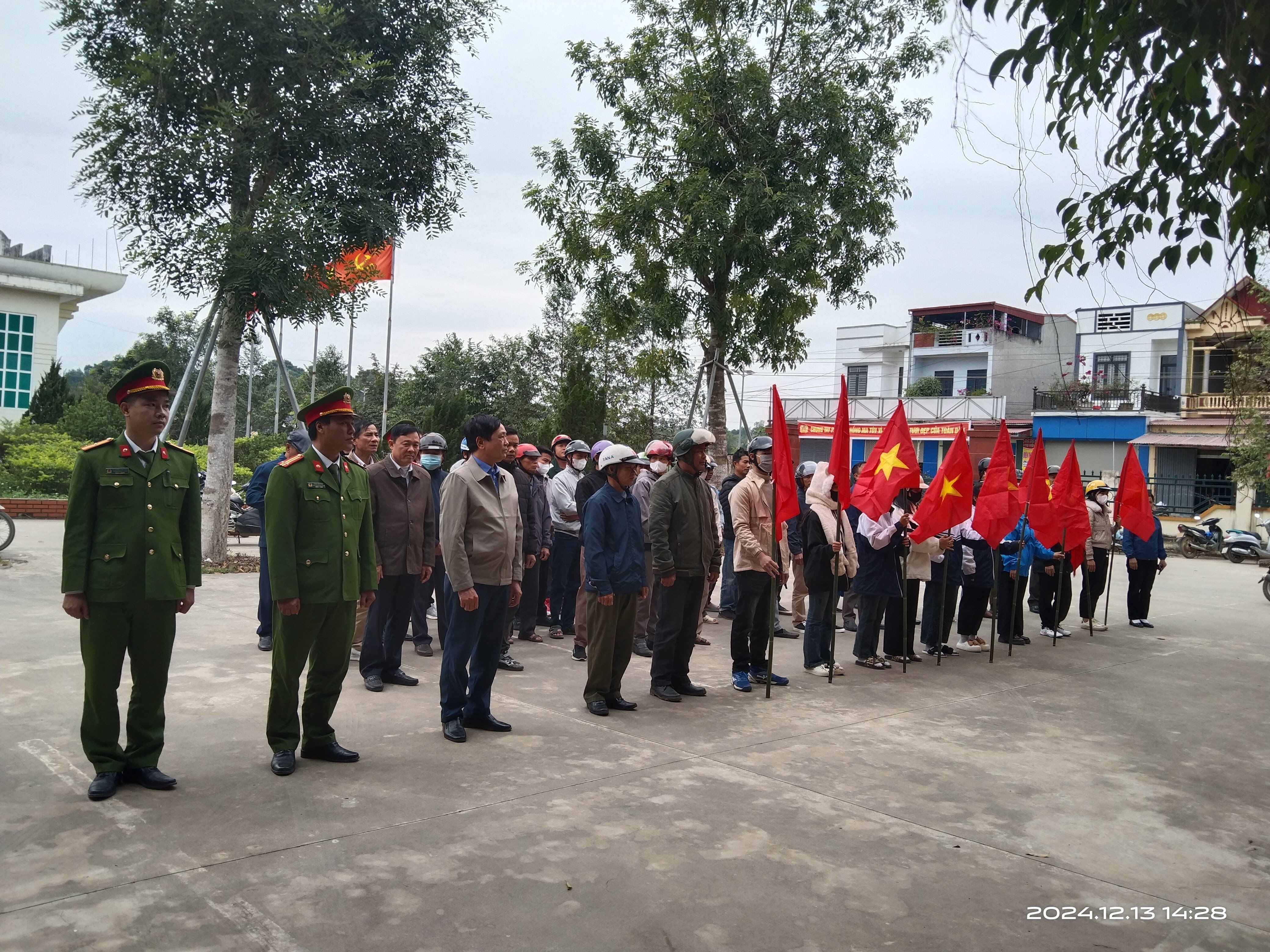 Xã Thạch Bình tổ chức tuyên truyền xã không có tội phạm ma túy