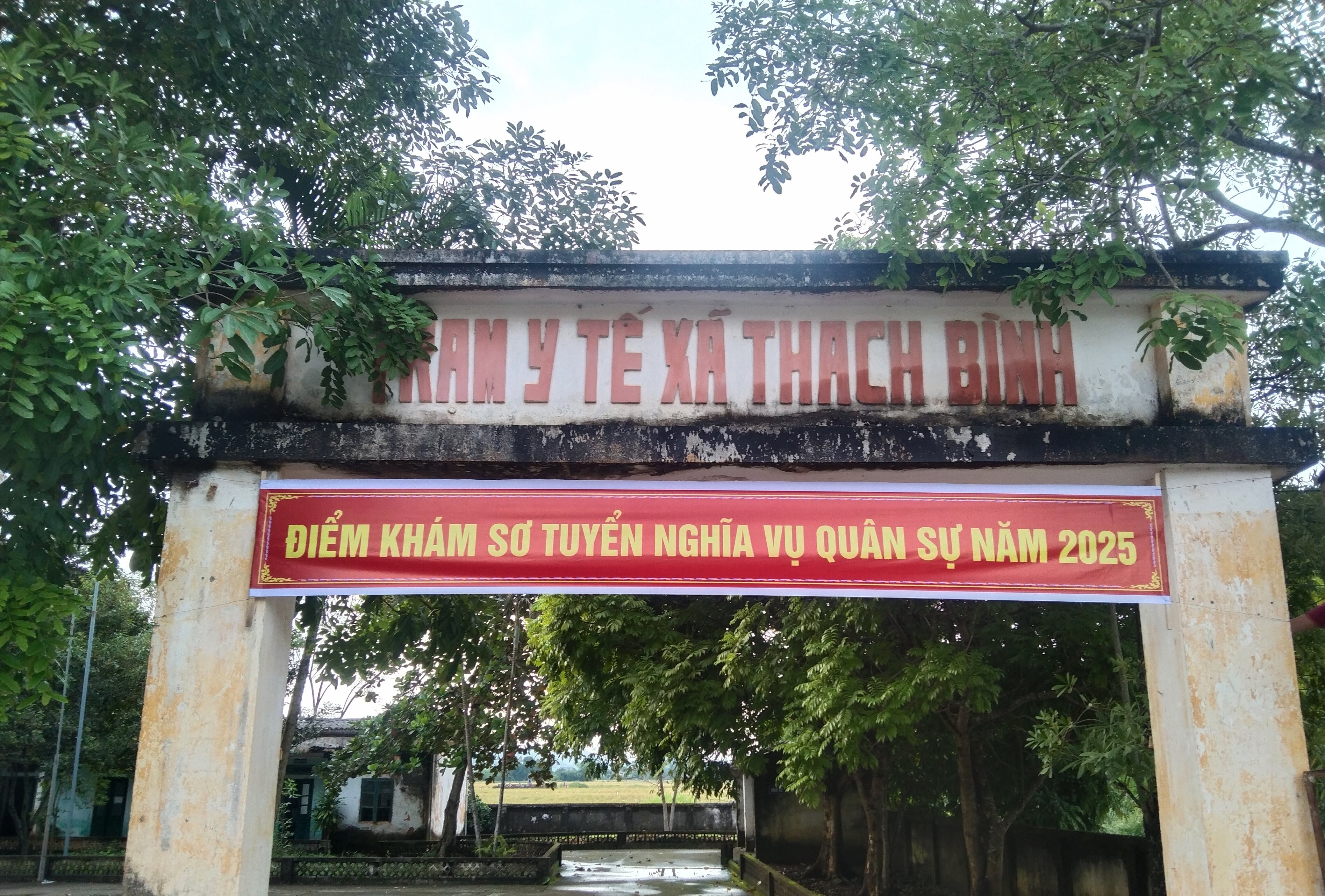 Xã Thạch BÌnh hoàn thành công tác khám sơ tuyển Nghĩa vụ quân sự năm 2025