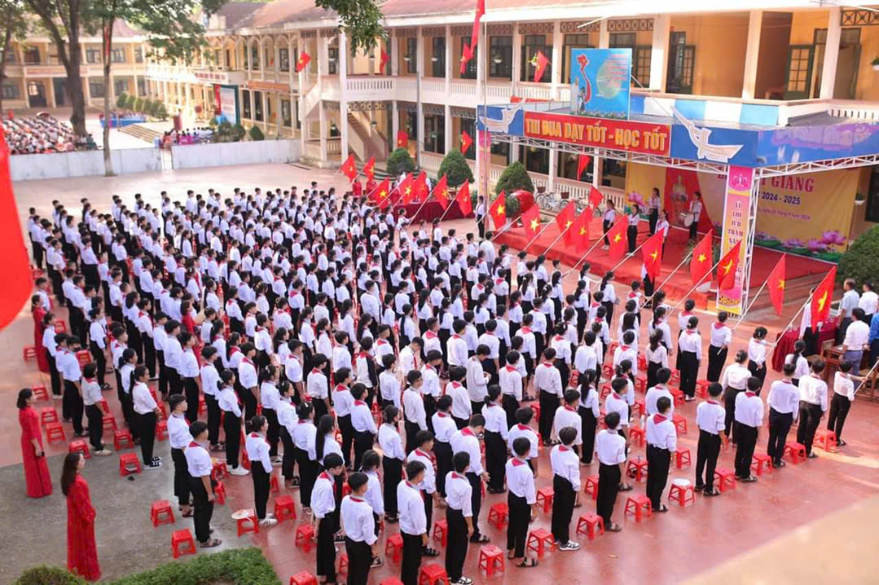 Lễ khai giảng năm học 2024 – 2025 của các Nhà trường trên địa bàn thị trấn Vân Du
