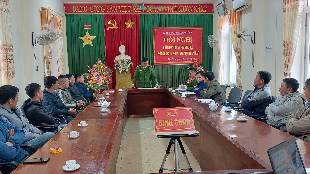 HỘI NGHỊ TUYÊN TRUYỀN CẢM HÓA, GIÁO DỤC, PHÒNG NGỪA TỘI PHẠM VÀ VI PHẠM PHÁP LUẬT