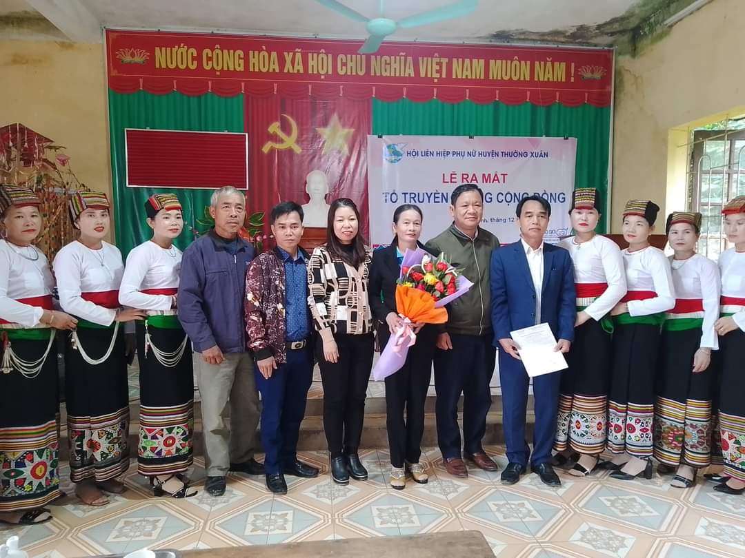 Xã Tân Thành: Ra mắt mô hình điểm Tổ truyền thông cộng đồng và truyền thông thay đổi khuôn mẫu giới trong việc nhà