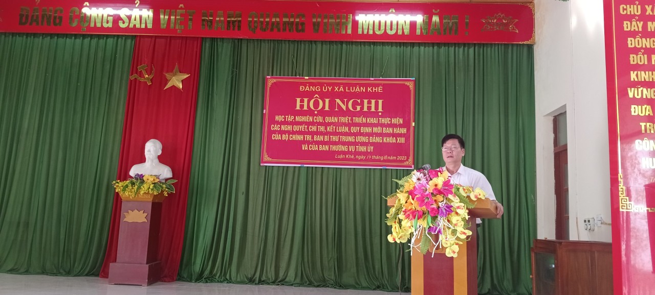 Học tập. quán triệt, triển khai các Chị thị, Nghị quyết của Trung ương, của Tỉnh