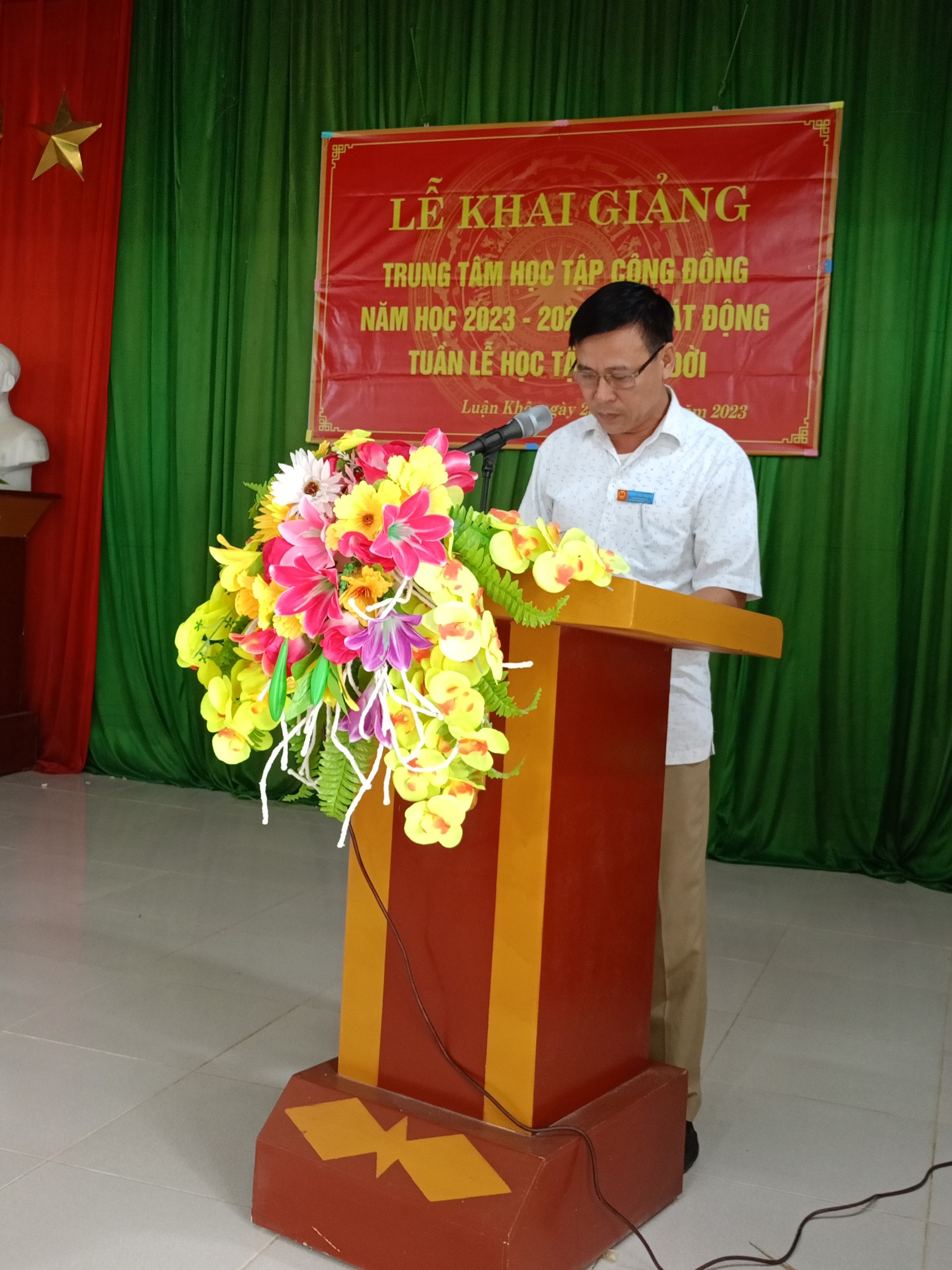 Khai giảng TT HTCĐ