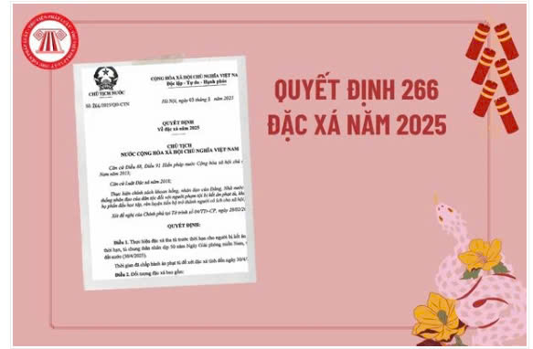 QUYẾT ĐỊNH về đặc xá năm 2025