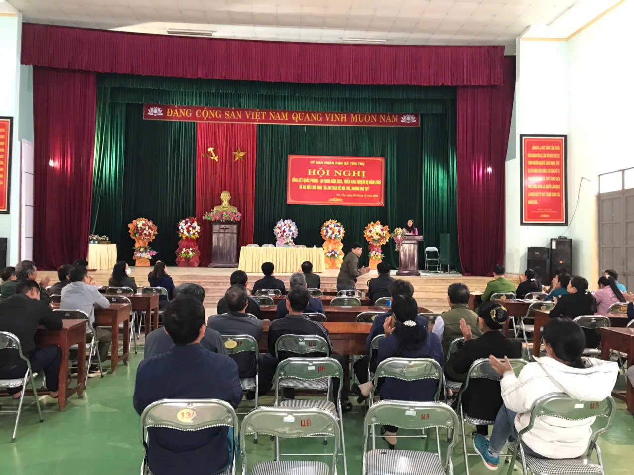 Xã Yên Thọ tổ chức hội nghị tổng kết công tác Quốc phòng - An ninh năm 2024, triển khai nhiệm vụ năm 2025. Ra mắt mô hình “Xã an toàn về ma túy, không ma túy”
