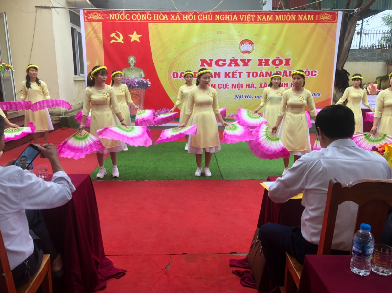Tưng bừng các hoạt động chào mừng nhân ngày hội Đại đoàn kết toàn dân tộc tại các khu dân cư trên địa bàn xã Định Hòa