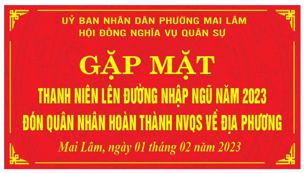 GẶP MẶT TN LÊN ĐƯỜNG NHẬP NGŨ NĂM 2023