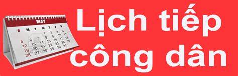Lịch tiếp công dân của UBND xã Anh Sơn năm 2024