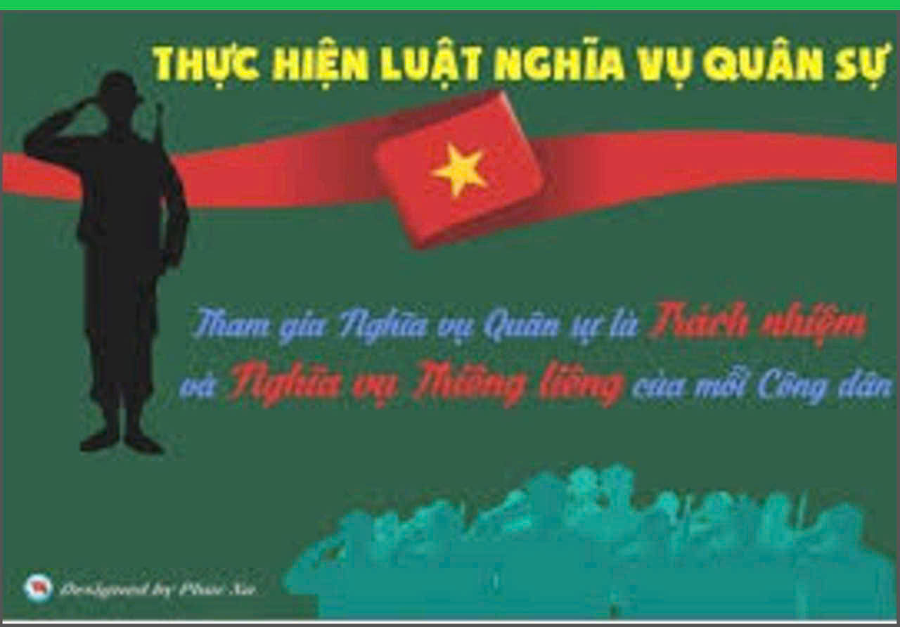 BÀI TUYÊN TRUYỀN VỀ LUẬT NGHĨA VỤ QUÂN SỰ