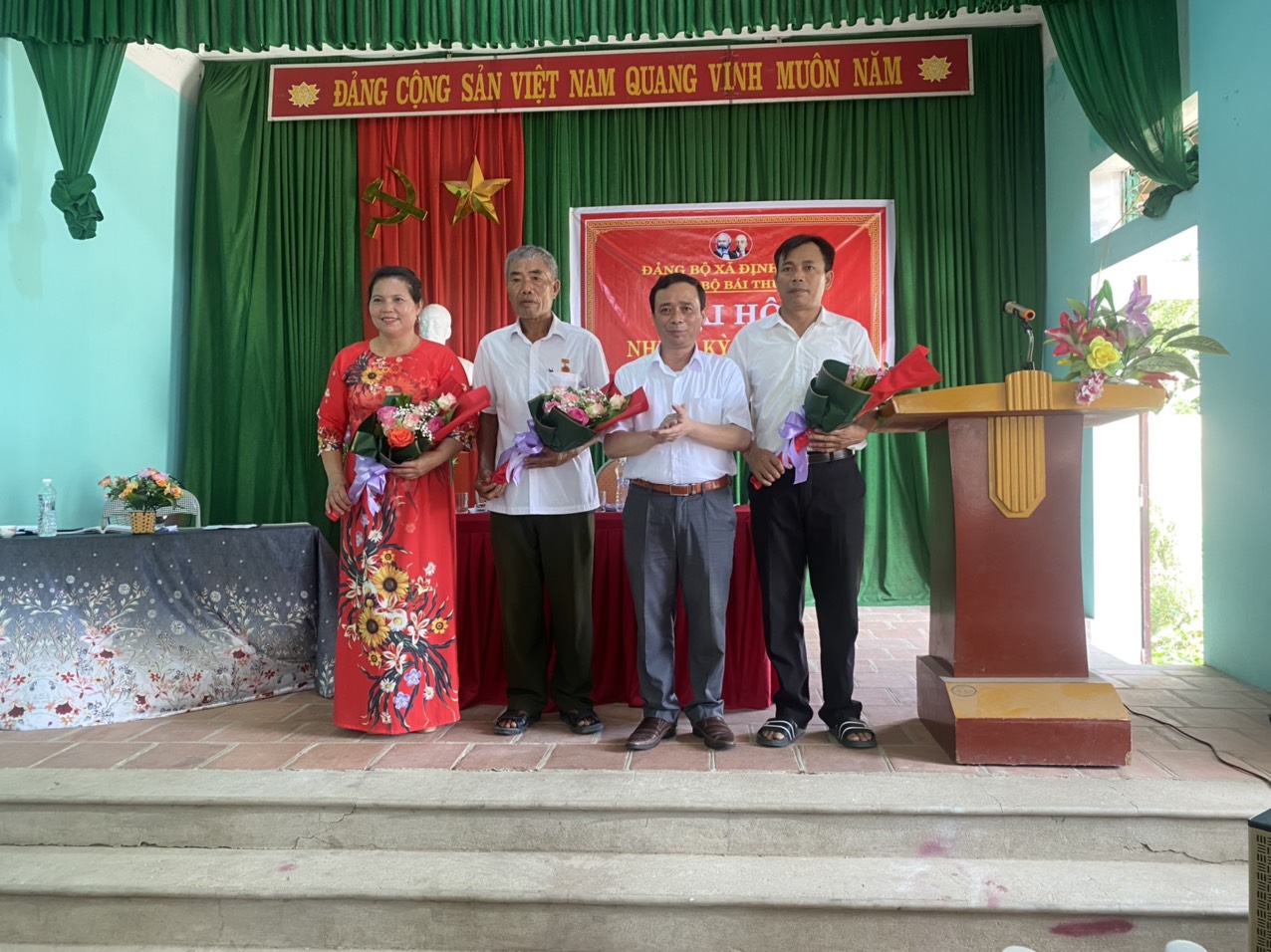 Đại hội Chi bộ thôn Bái Thủy, xã Định Liên nhiệm kỳ 2022- 2025