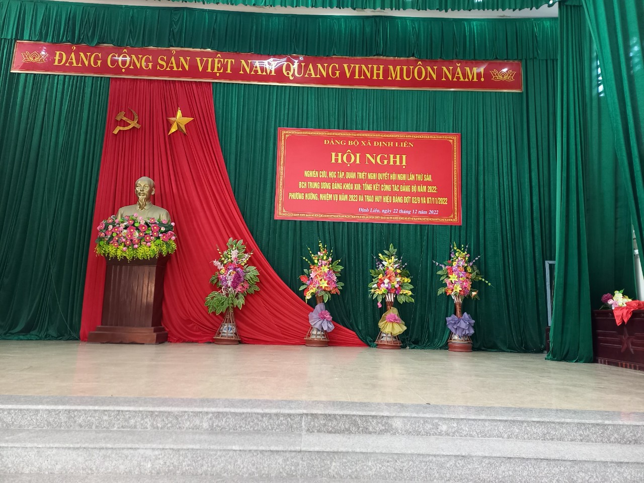 Hội nghị Tổng kết  Đảng bộ năm 2022, triển khai nhiệm vụ trọng tâm năm 2023.