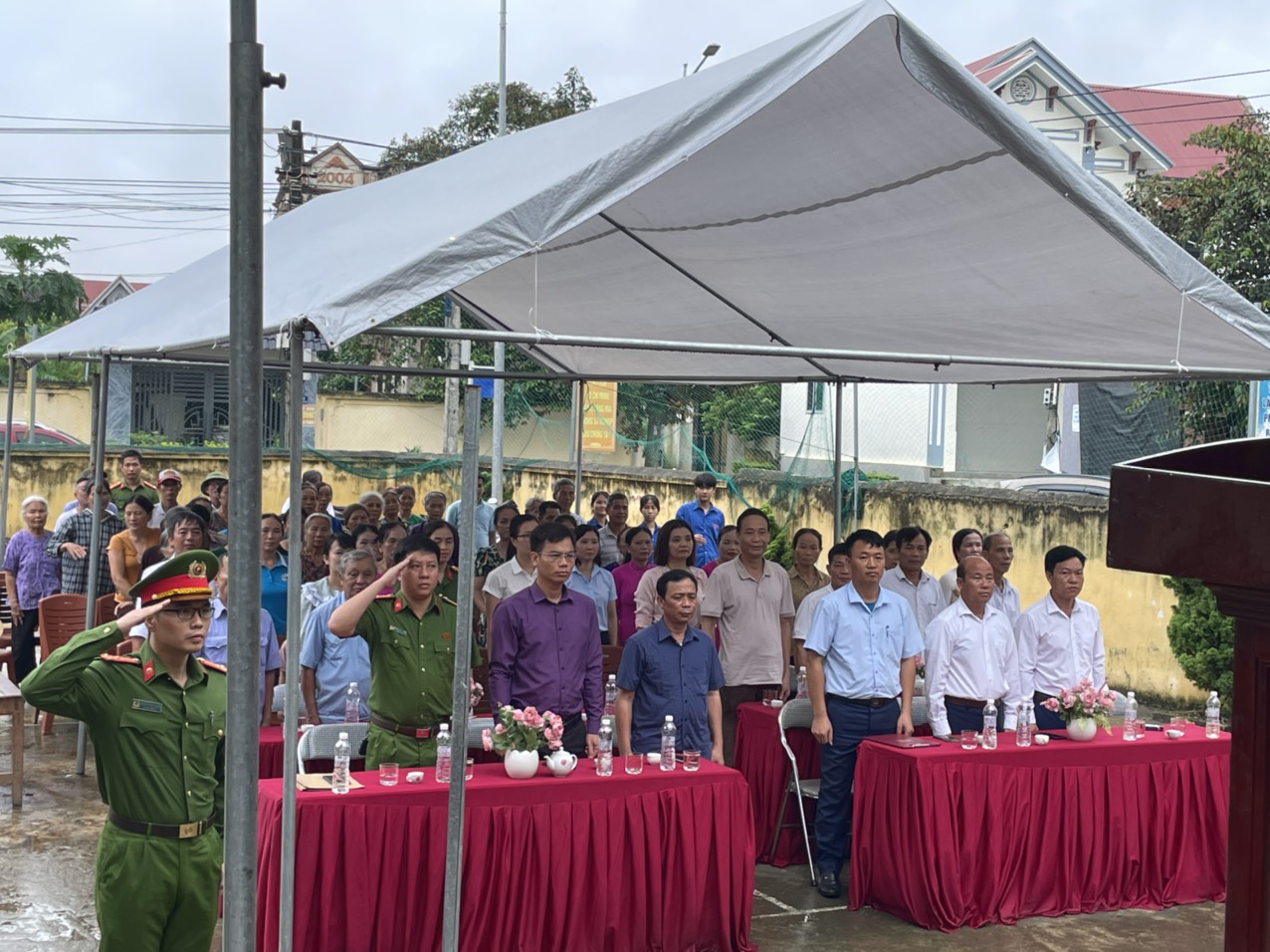 Thôn Vực Phác, xã Định Liên tổ chức thành công ngày hội toàn dân bảo vệ an ninh Tổ quốc năm 2023