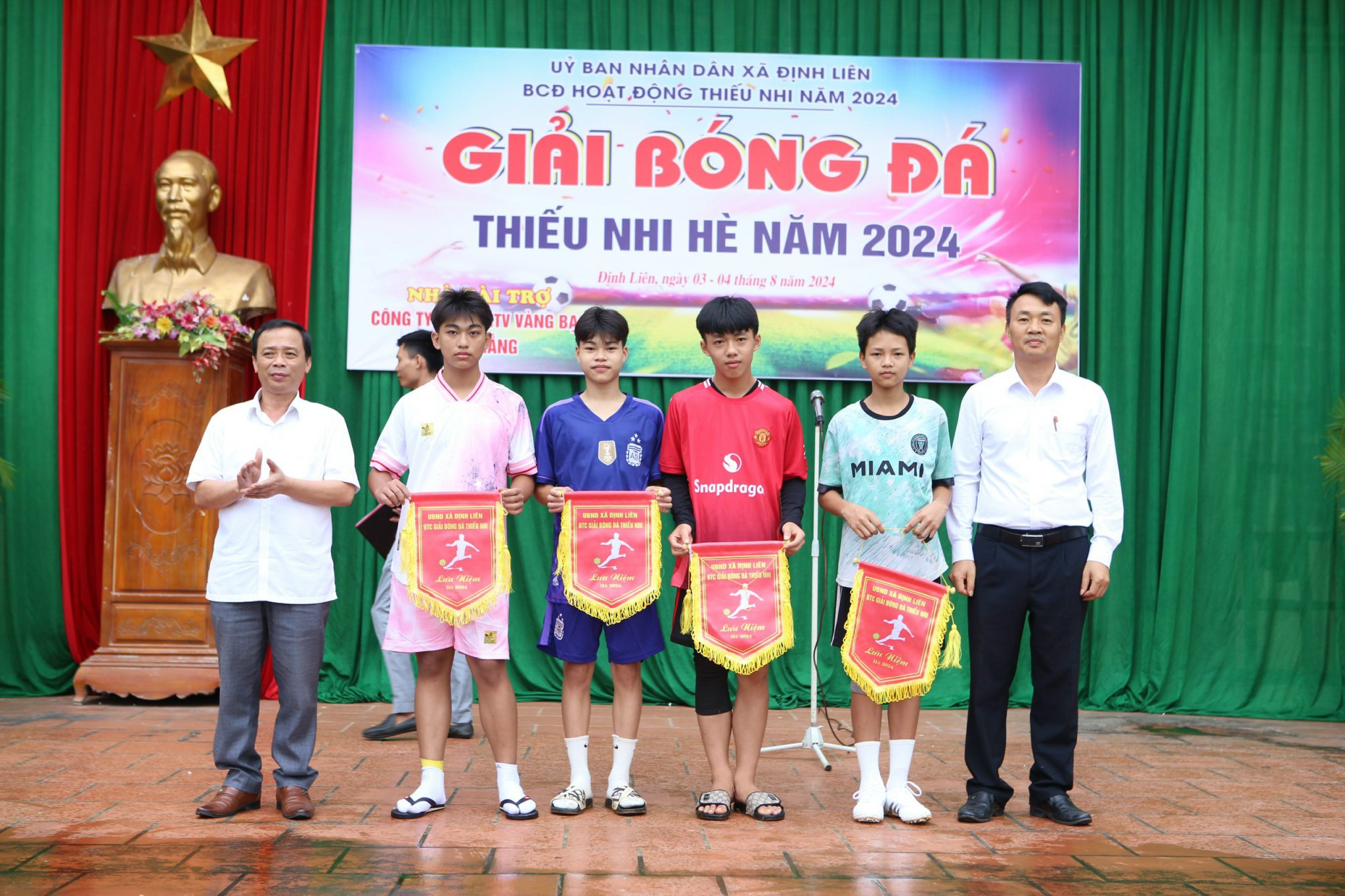 BCĐ hoạt động hè xã Định Liên tổ chức thành công giải bóng đá thiếu nhi hè 2024