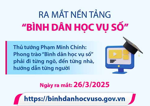 Từ phong trào "Bình dân học vụ" năm xưa đến phong trào "Bình dân học vụ số" ngày nay